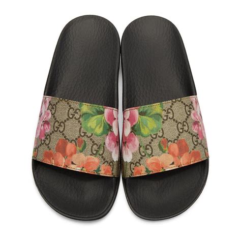 women with men gucci slides|gucci slides women's selfridges.